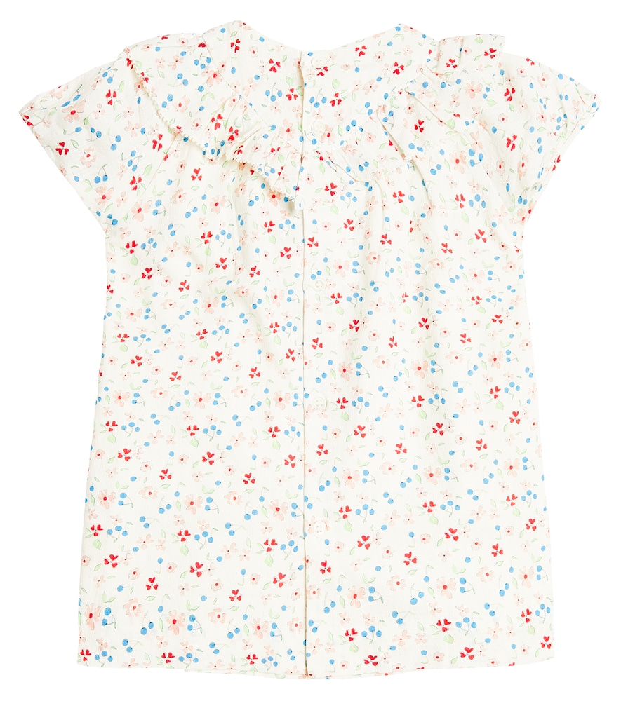  Bonpoint Bonpoint Baby Kleid Falbalili Aus Baumwolle 