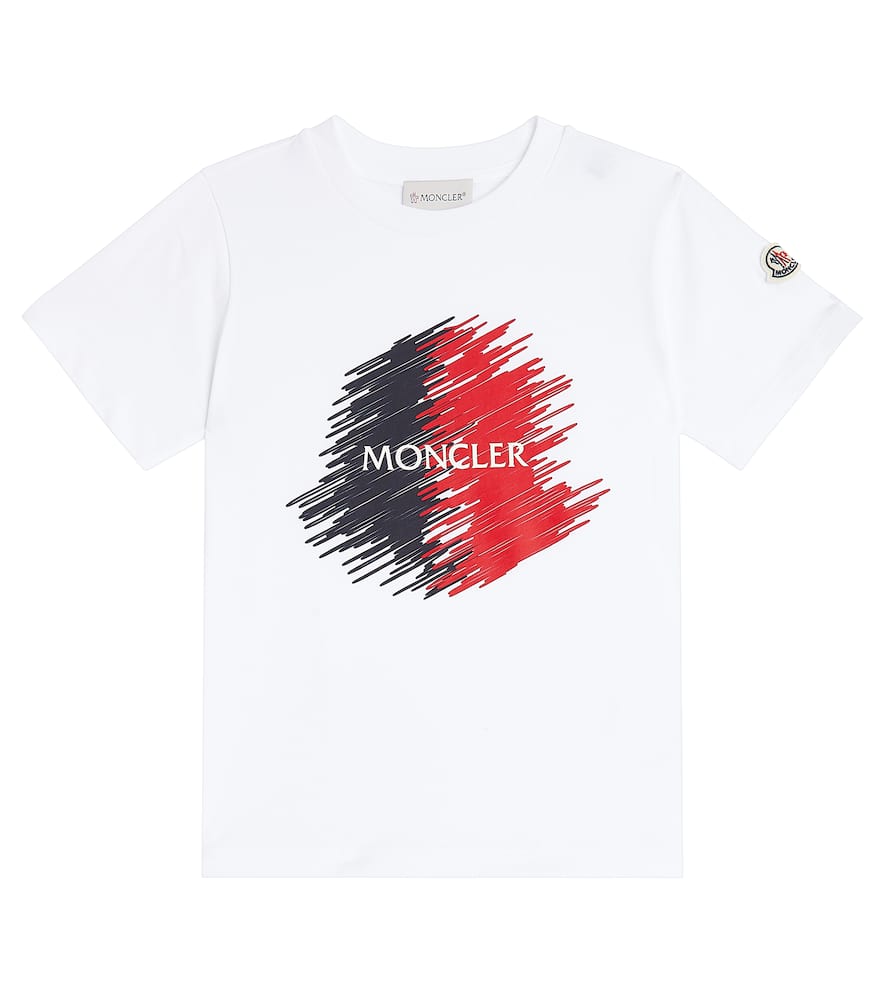 Moncler Enfant Printed cotton jersey T-shirt
