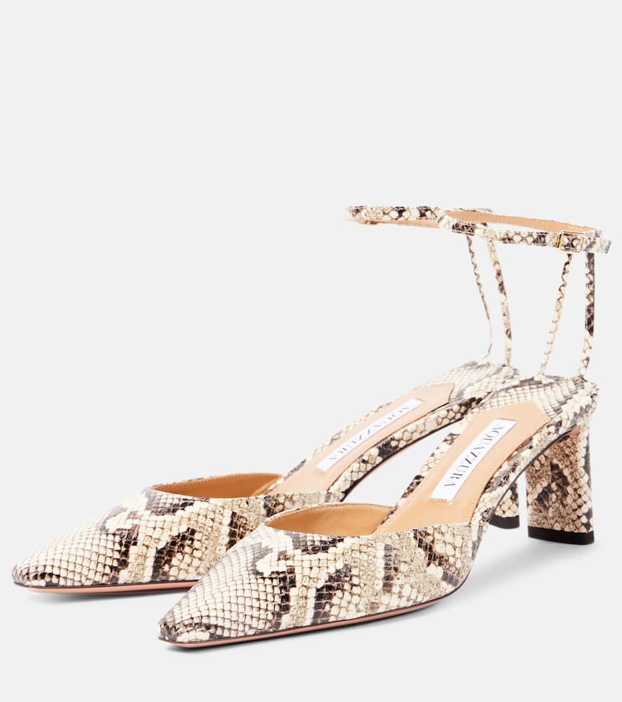 Aquazzura Pumps Blade 65 Aus Leder In Multicolor