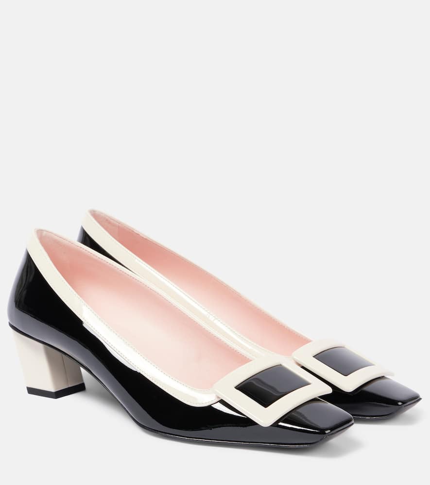 Belle Vivier 45 patent leather pumps