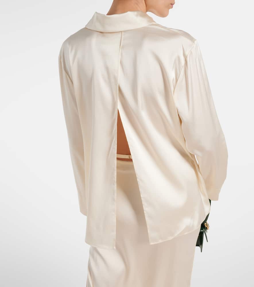 Jacquemus Camicie La Chemise Notte In White