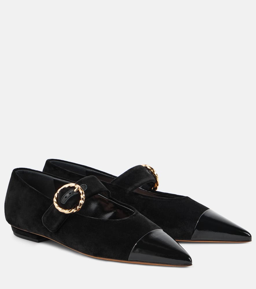 Kiki suede Mary Jane shoes