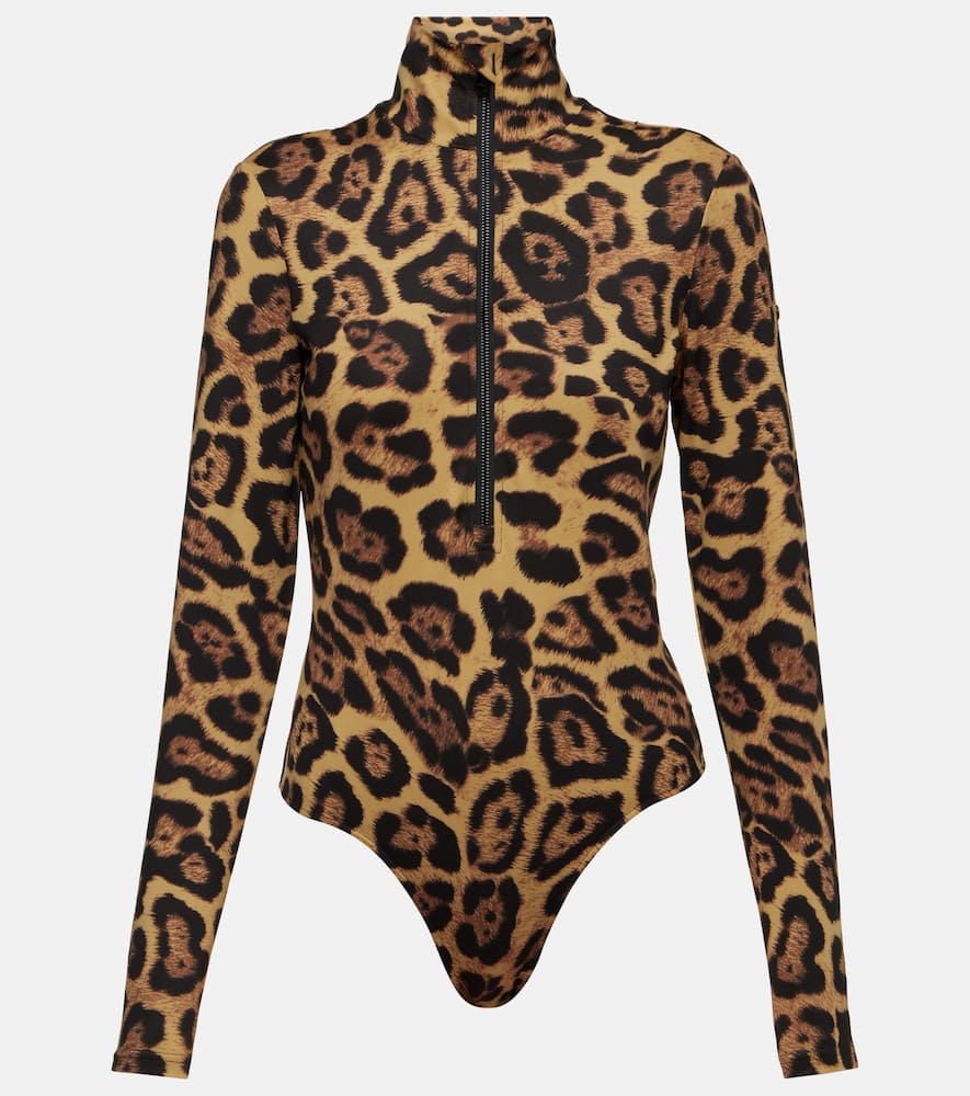Goldbergh Cathy leopard-print ski bodysuit