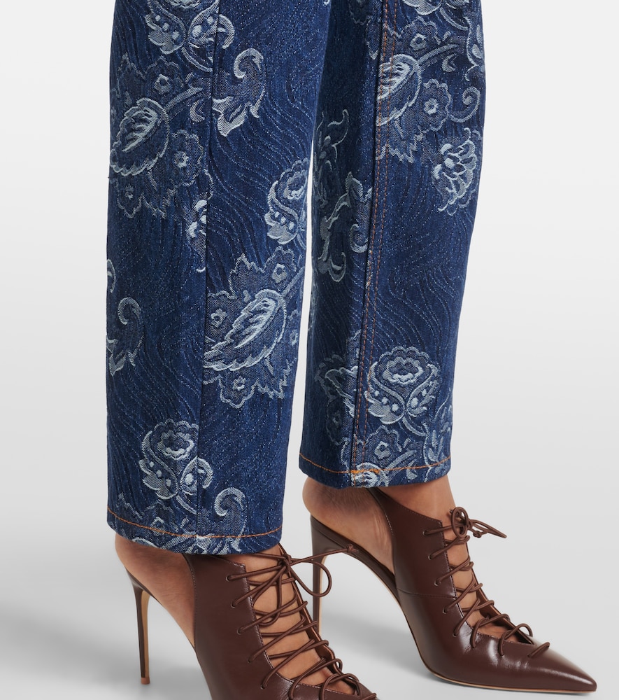  Etro Etro Floral Jacquard Slim Jeans 