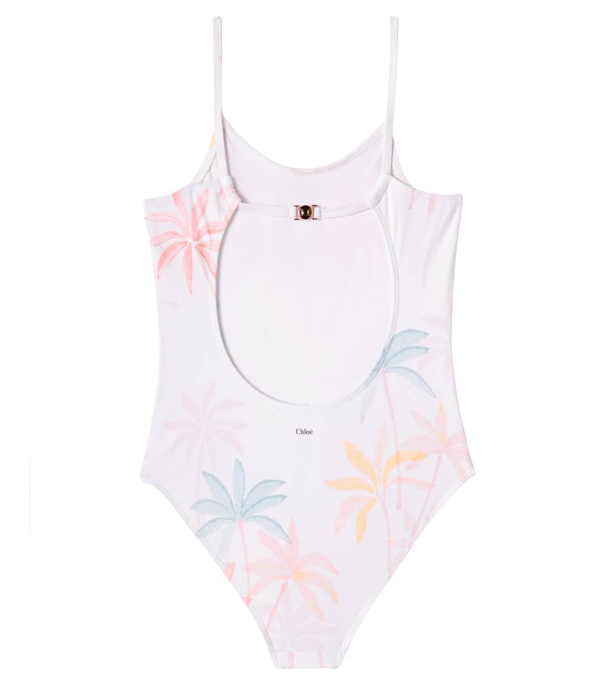 Chloé Printed Swimsuit In Multicoloured
