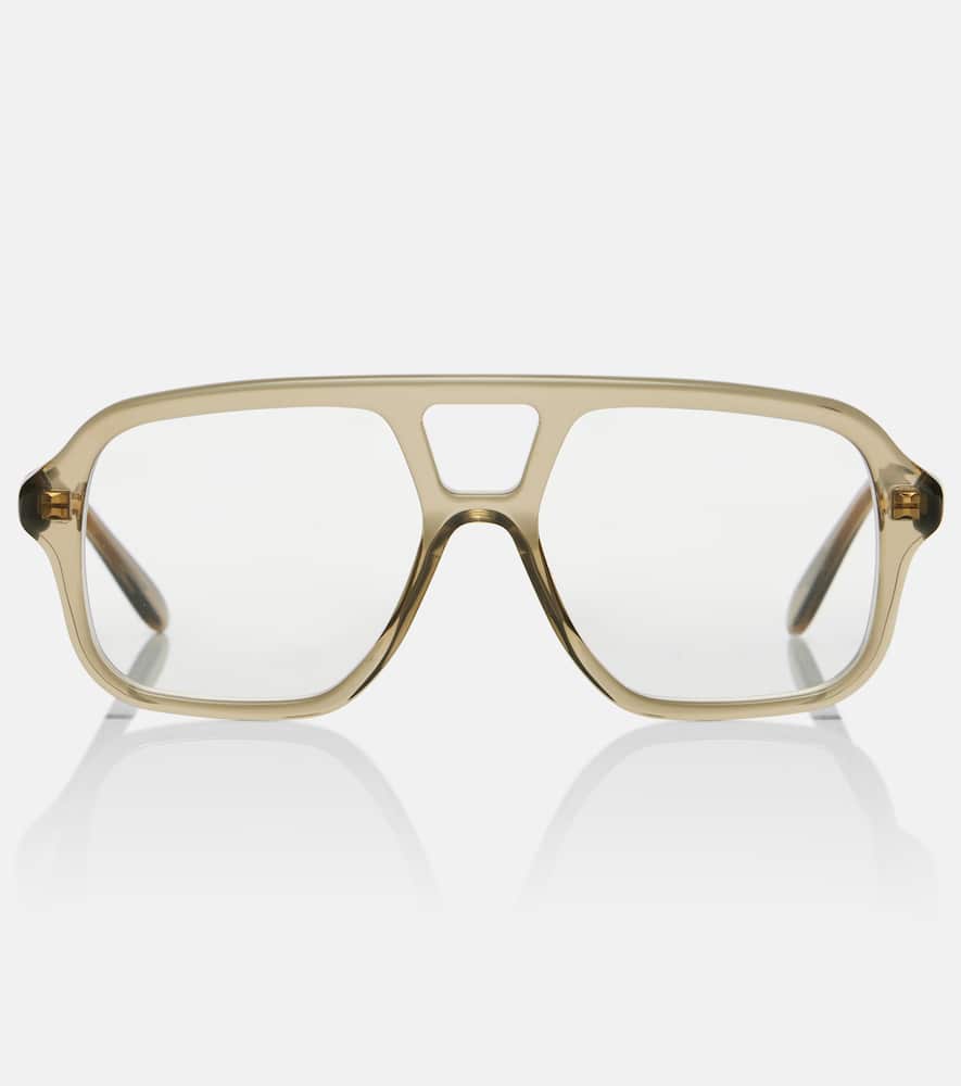 Slim rectangular glasses