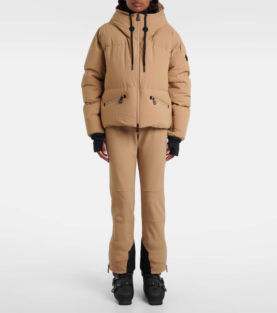 Moncler Allesaz Down Jacket In Brown