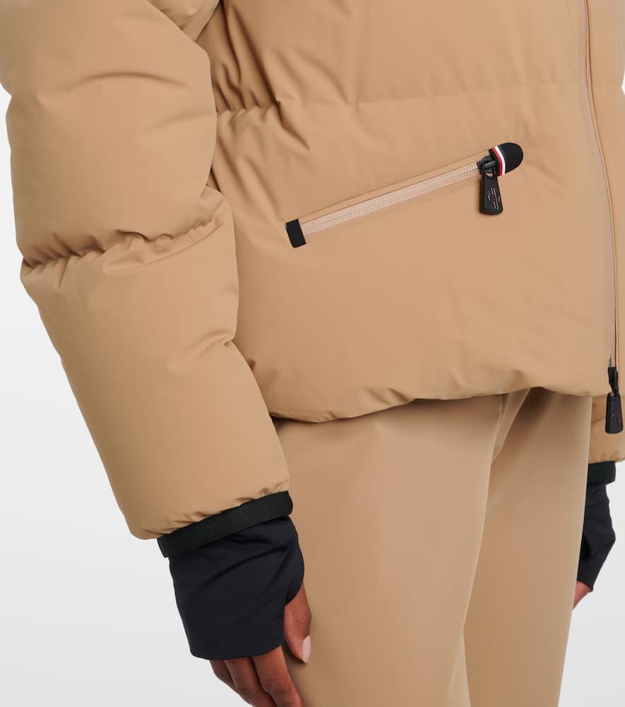 Moncler Allesaz Down Jacket In Brown