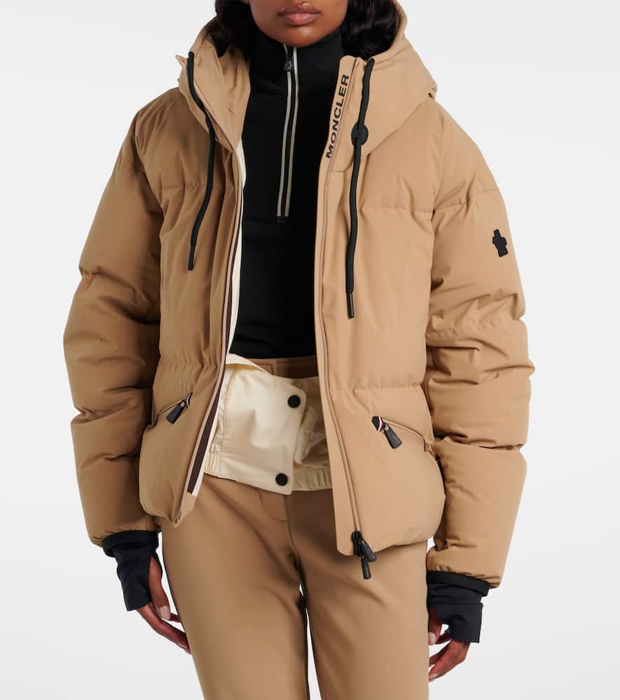 Moncler Allesaz Down Jacket In Brown