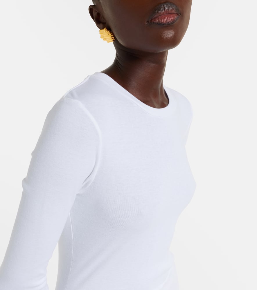 Nili Lotan Emilie Cotton Jersey T-shirt In White