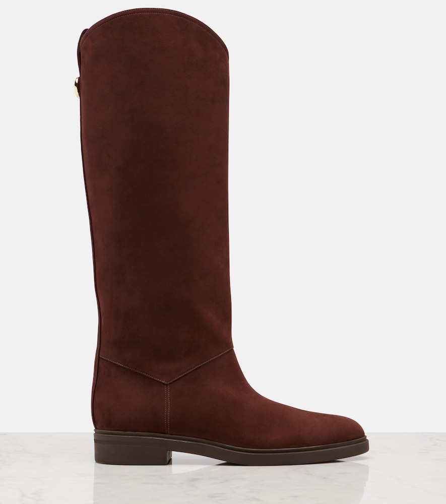  Loro Piana Loro Piana Kilda Suede Knee-high Boots 