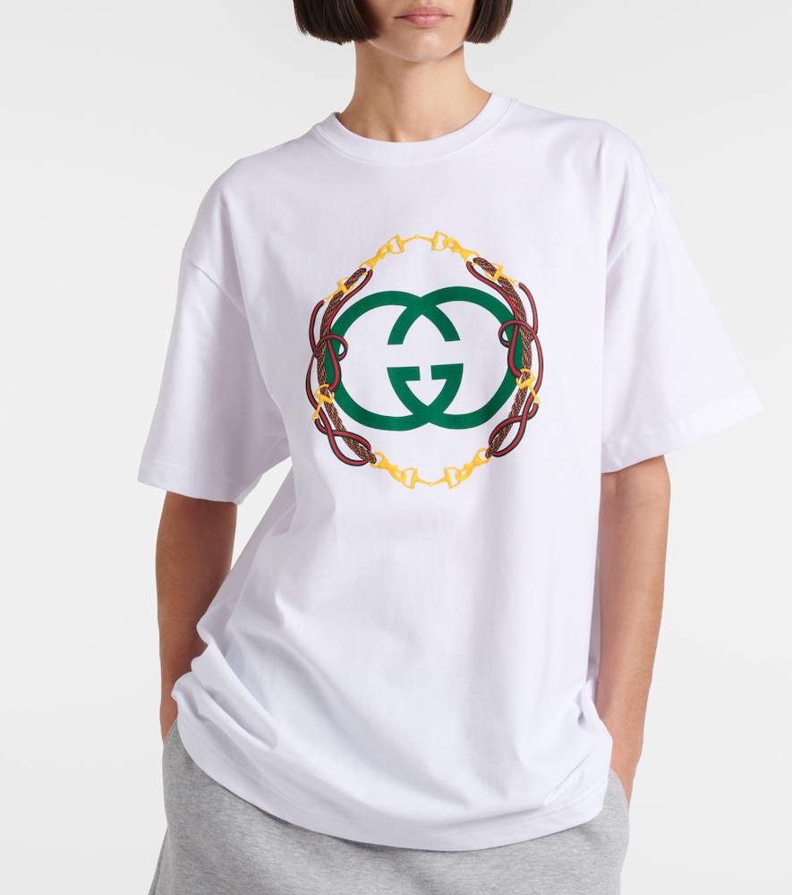  Gucci Gucci T-shirt Interlocking G Aus Baumwoll-jersey 