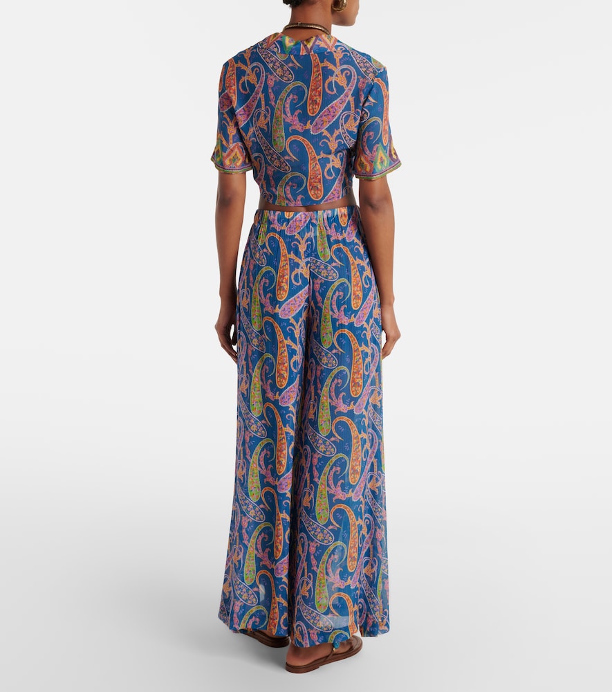  Etro Etro Paisley Wide-leg Pants 