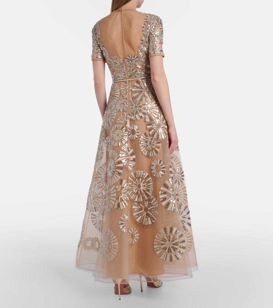  Elie Saab Elie Saab Robe Mit Pailletten 