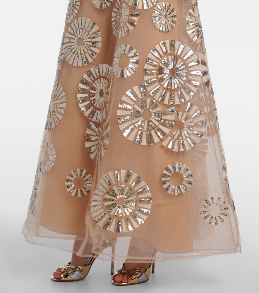  Elie Saab Elie Saab Robe Mit Pailletten 