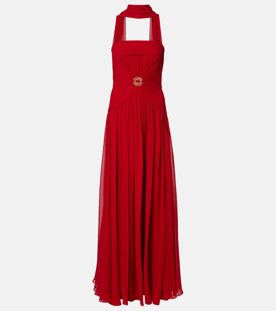 Elie Saab Silk bustier gown