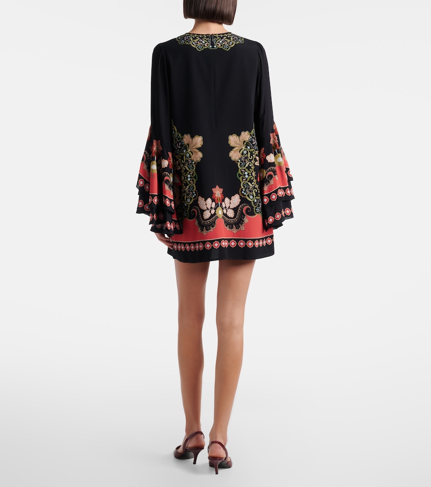  La Doublej La Doublej Friday Printed Crepe Minidress 