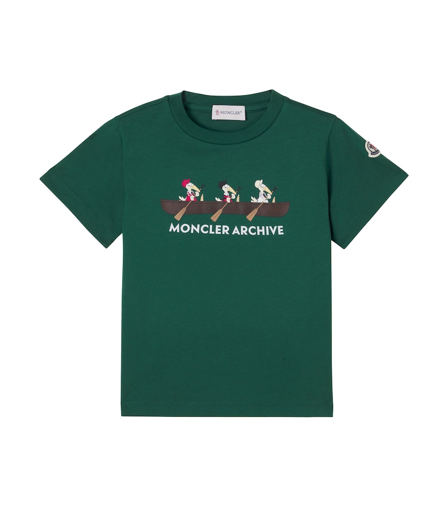 Moncler Enfant Mon Duck cotton jersey T-shirt　モンクレール アンファン モンダック コットンジャージー Tシャツ Moncler