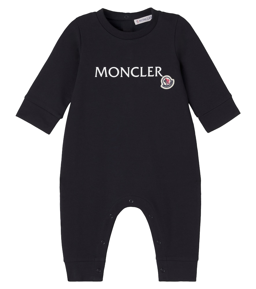 Moncler Enfant Baby logo cotton-blend onesie