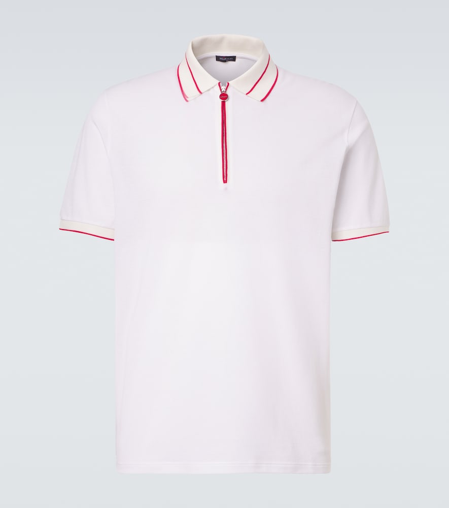 Kiton Cotton piqué polo shirt