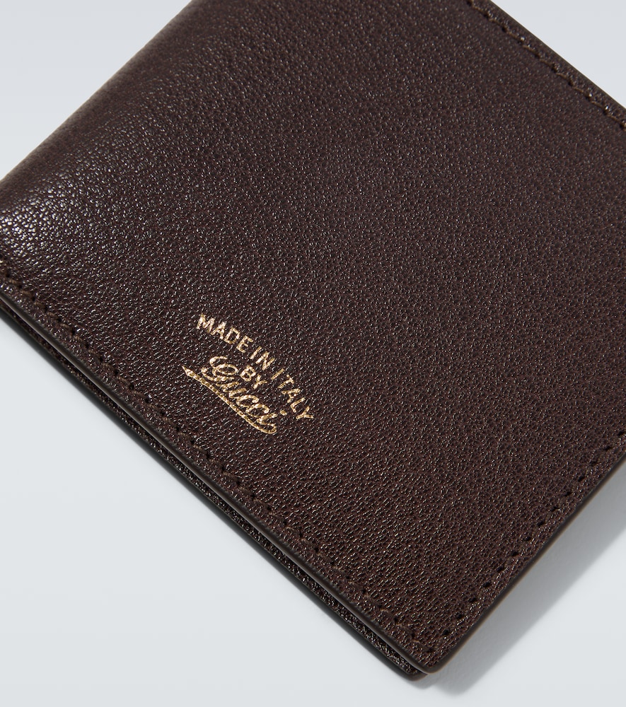  Gucci Gucci Lira Leather Bifold Wallet 