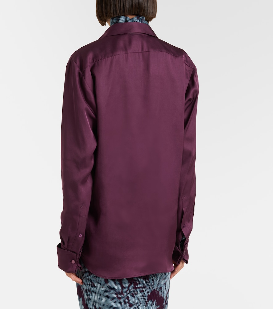  Dries Van Noten Dries Van Noten Hemd Celindra Aus Satin 