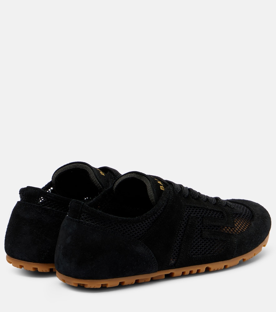  Balmain Balmain Sneakers Runner Mit Veloursleder 