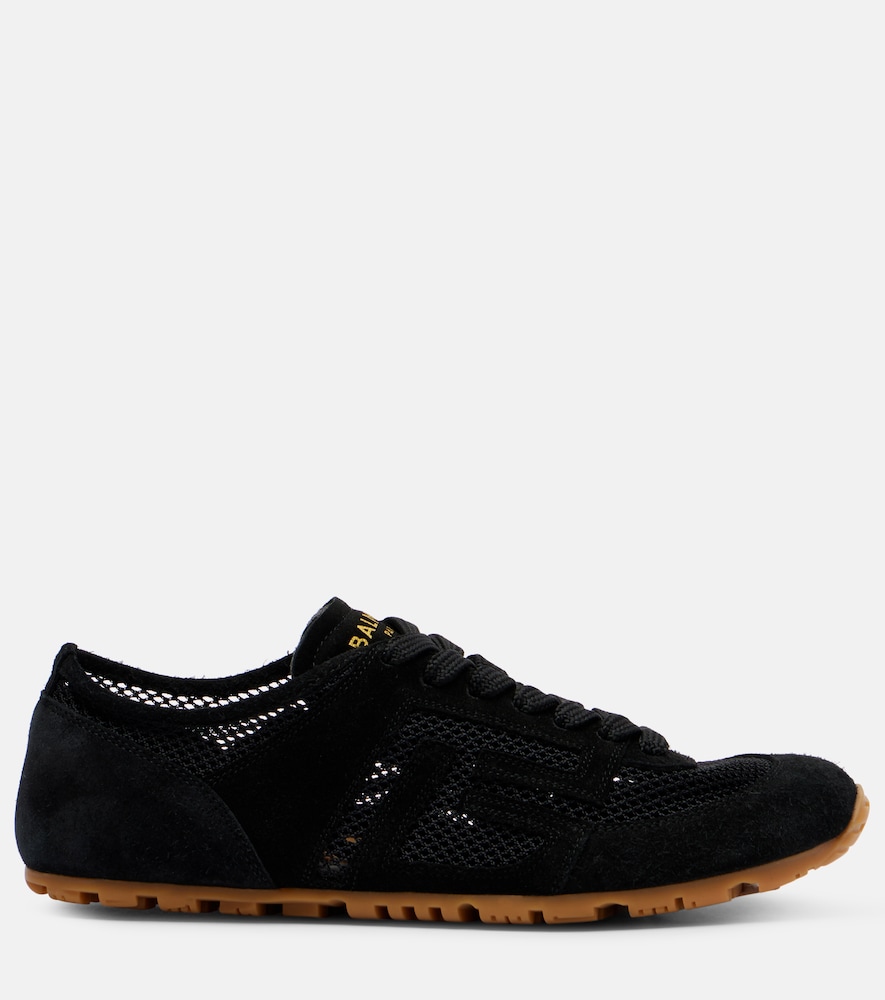  Balmain Balmain Sneakers Runner Mit Veloursleder 