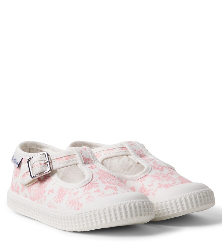 Tartine et Chocolat Sneakers in canvas con stampa floreale