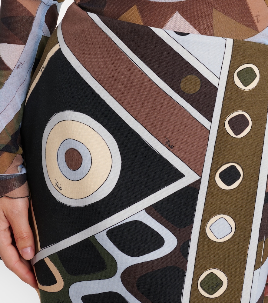  Pucci Pucci Wickelrock Vivara Aus Schurwoll-canvas 