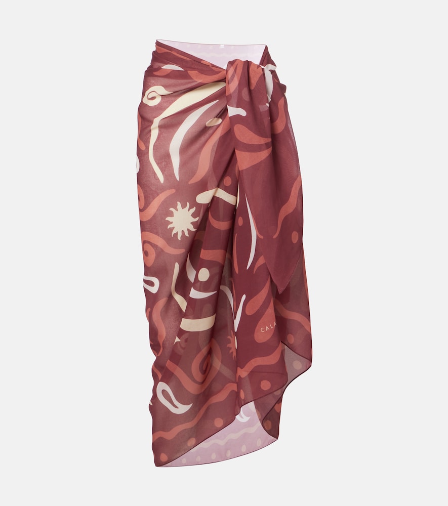 Cala de la Cruz Luana printed beach cover-up