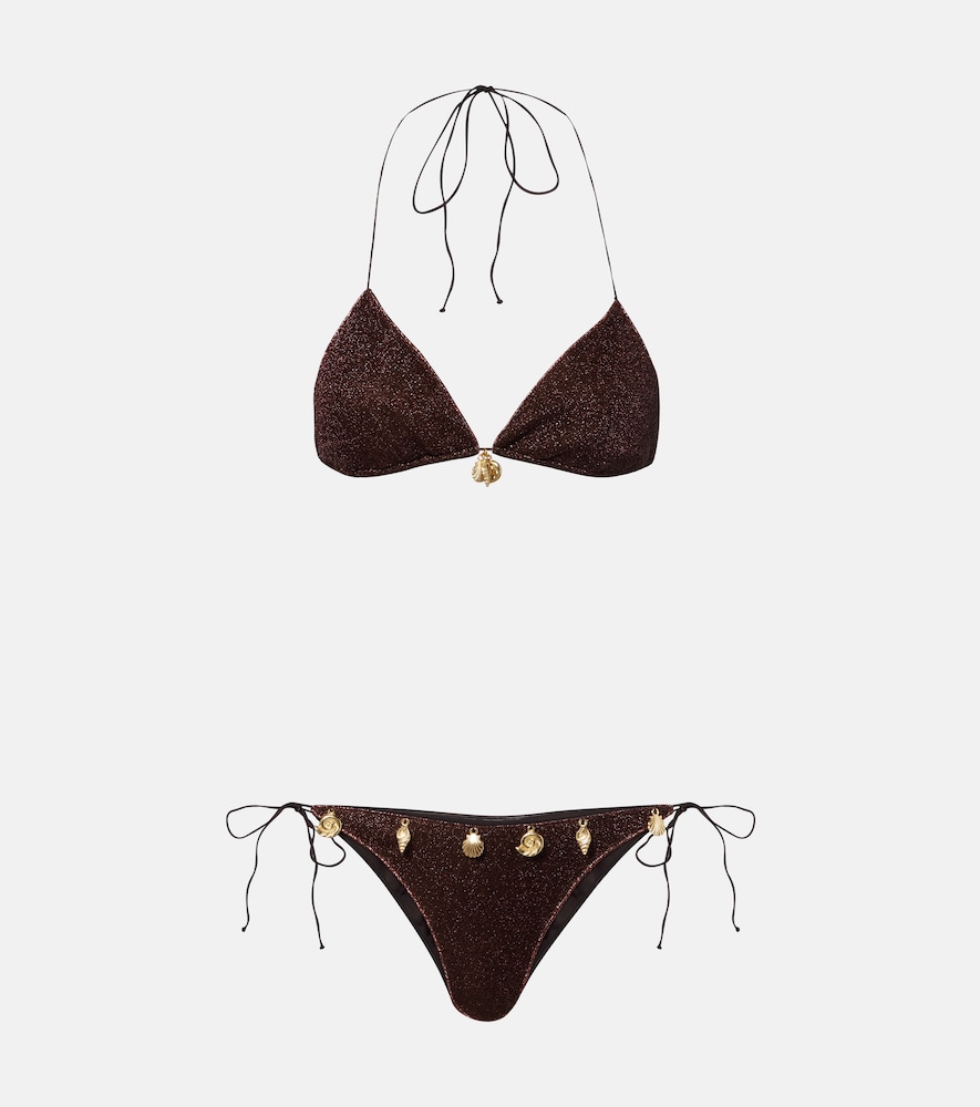 Oseree Oséree Lumière embellished bikini