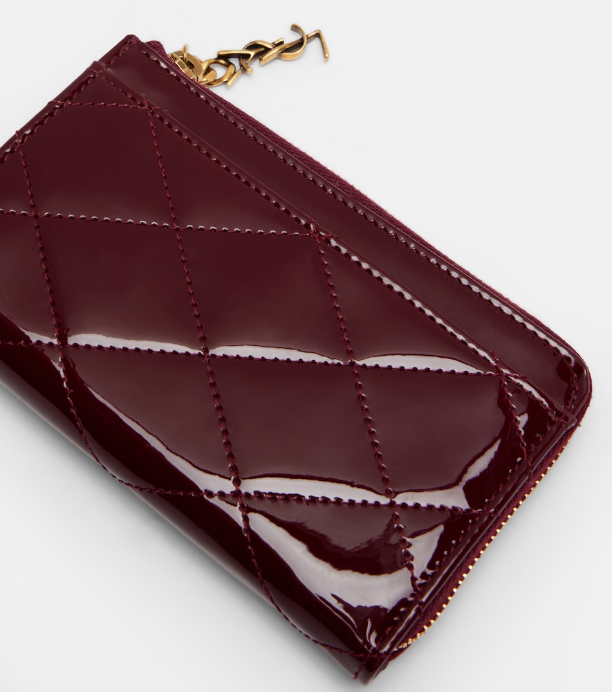  Saint Laurent Saint Laurent Kartenetui Paris Fragments Aus Lackleder 