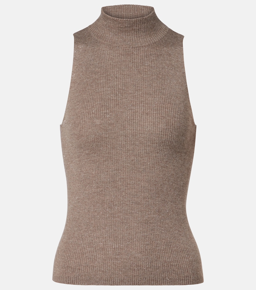Brunello Cucinelli Knitted lamé top | Thumbnail 6 Brunello Cucinelli Knitted lamé top | Thumbnail 6