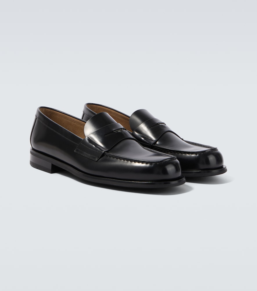 Prada Leather penny loafers