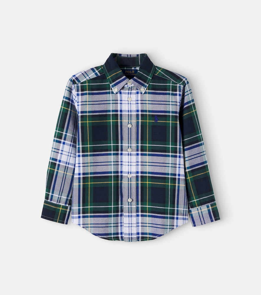 Camicia in cotone a quadri
