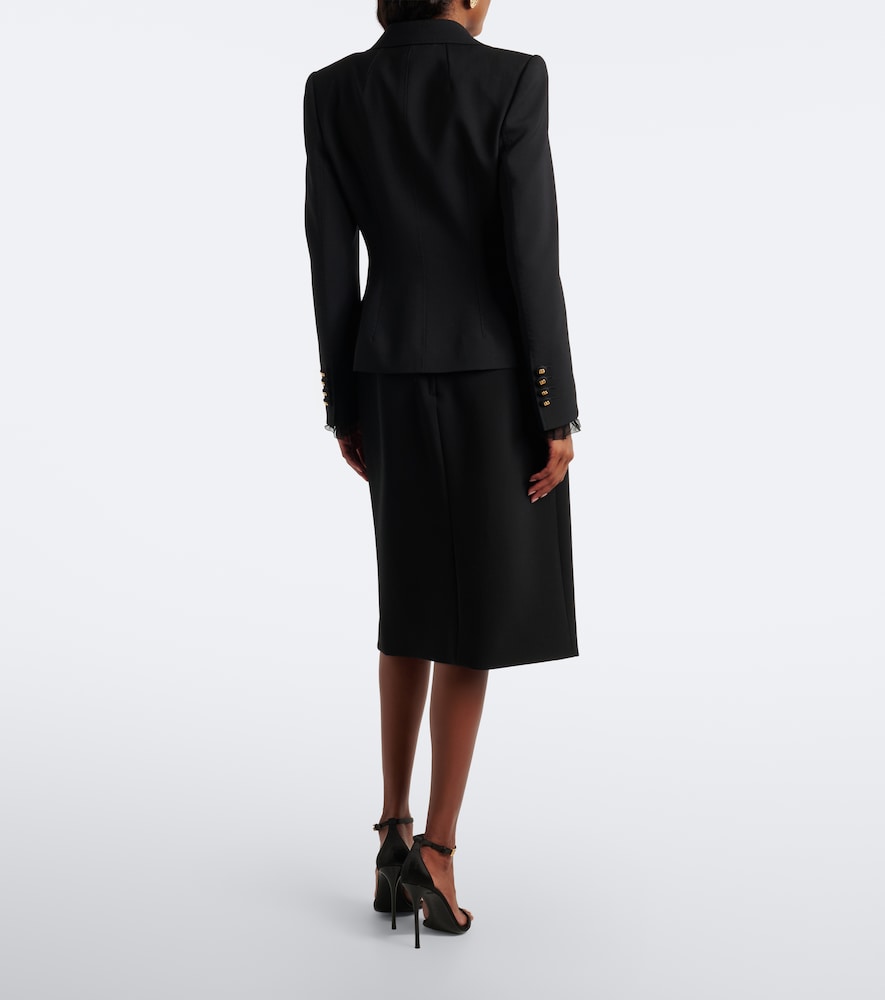 Dolce&Gabbana Wool-Blend Pencil Skirt