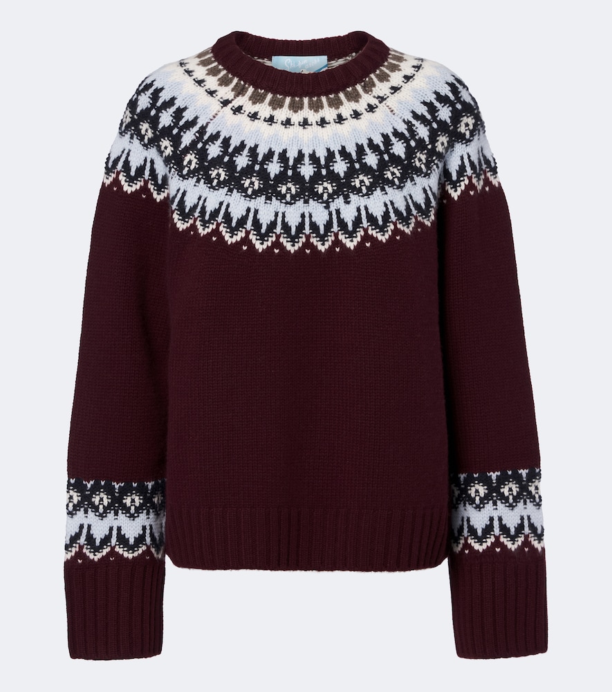 Arch4 Moriond Fair Isle Cashmere Sweater In Multicoloured