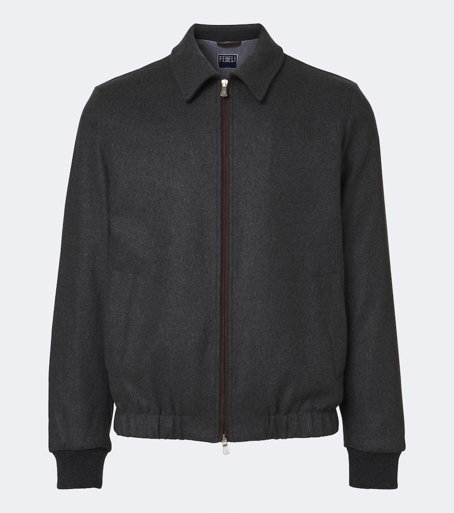 Cashmere Blouson Jacket