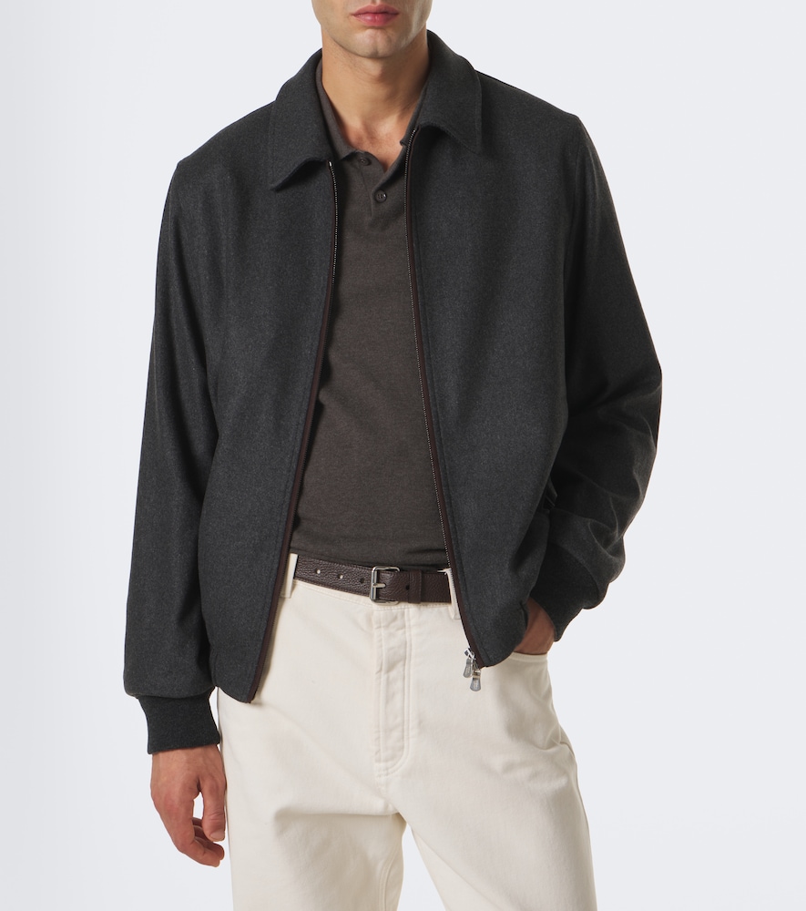 Cashmere Blouson Jacket