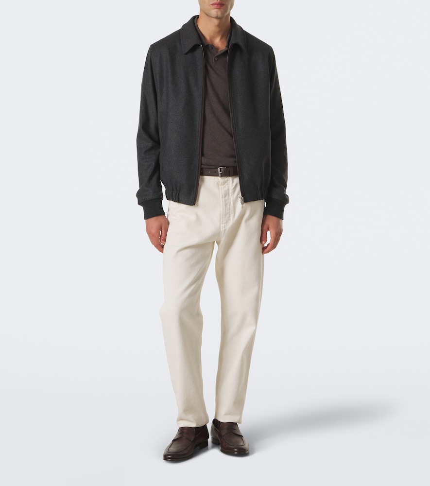 Cashmere Blouson Jacket