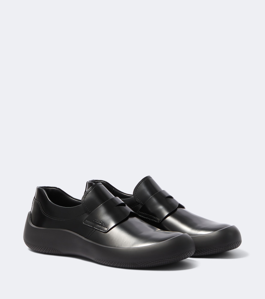 Loafers aus Leder