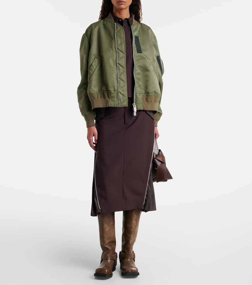  Sacai Sacai Nylon Bomber Jacket 