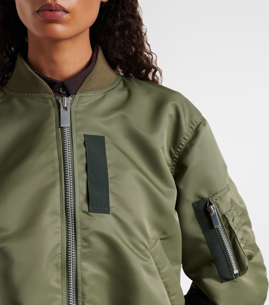 Nylon Bomber Jacket