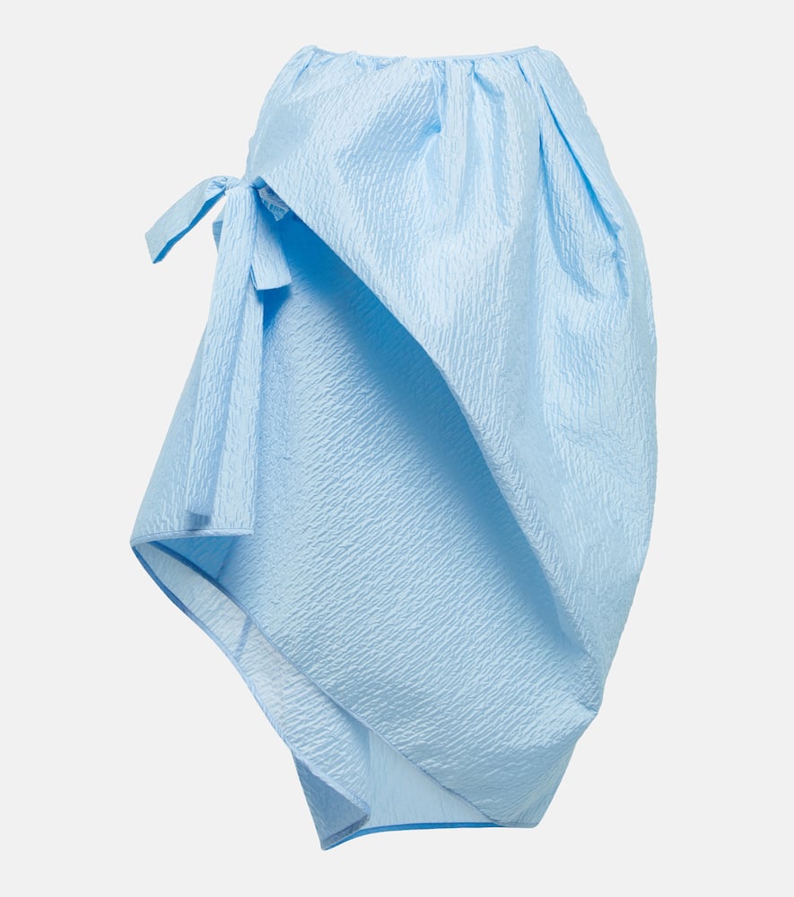 Cecilie Bahnsen Fumie asymmetric midi skirt