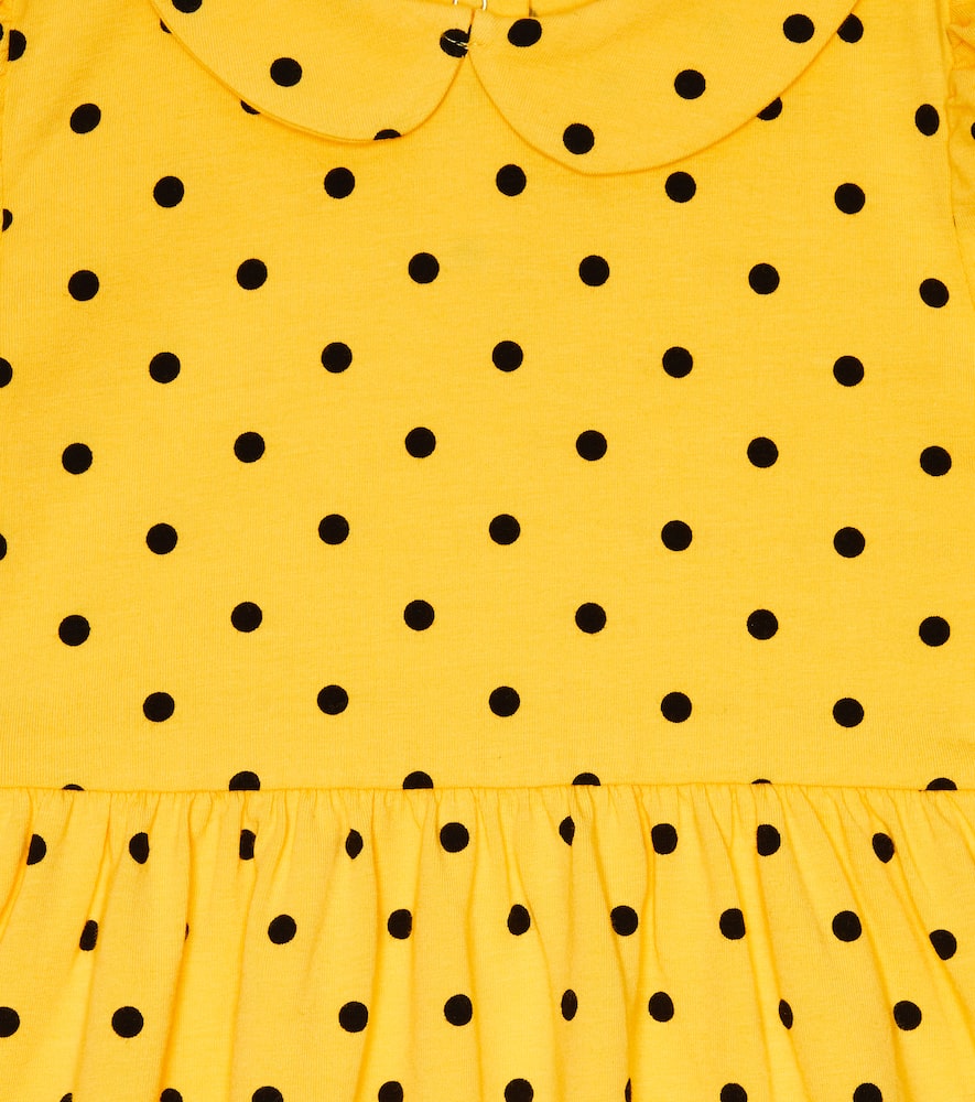 Mini Rodini Kleid Aus Jersey In Yellow