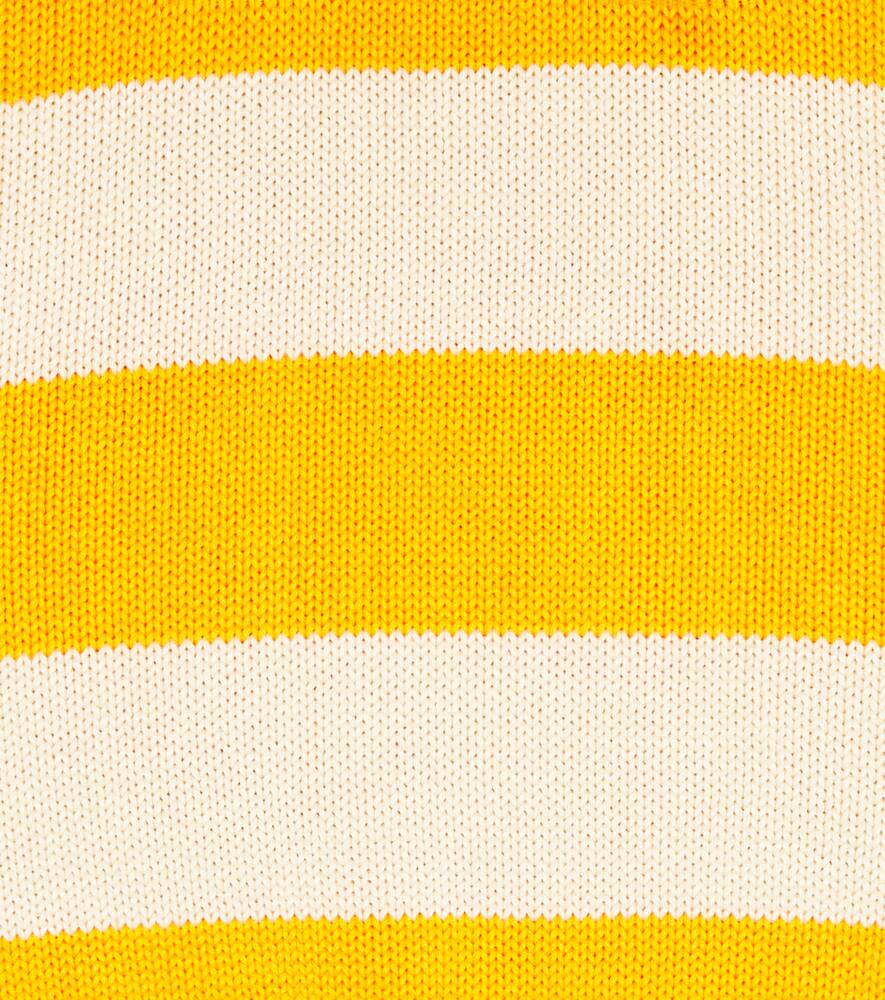 The New Society Emanuelle Striped Cotton Sweater In Nocce Di Cocco & Apperol