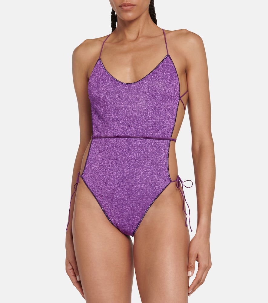 OSEREE OSÉREE LUMIÈRE SCOOP-NECK SWIMSUIT