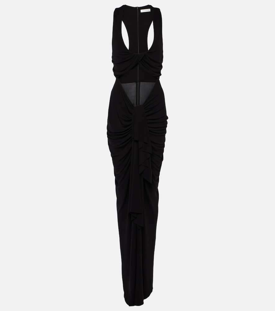 CHRISTOPHER ESBER VIVENDA CUTOUT JERSEY MAXI DRESS