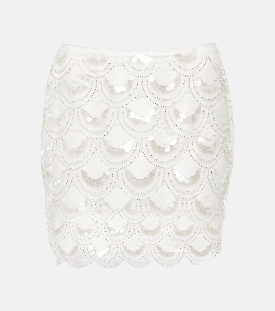 Sequined miniskirt